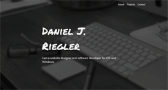 Desktop Screenshot of danielriegler.at